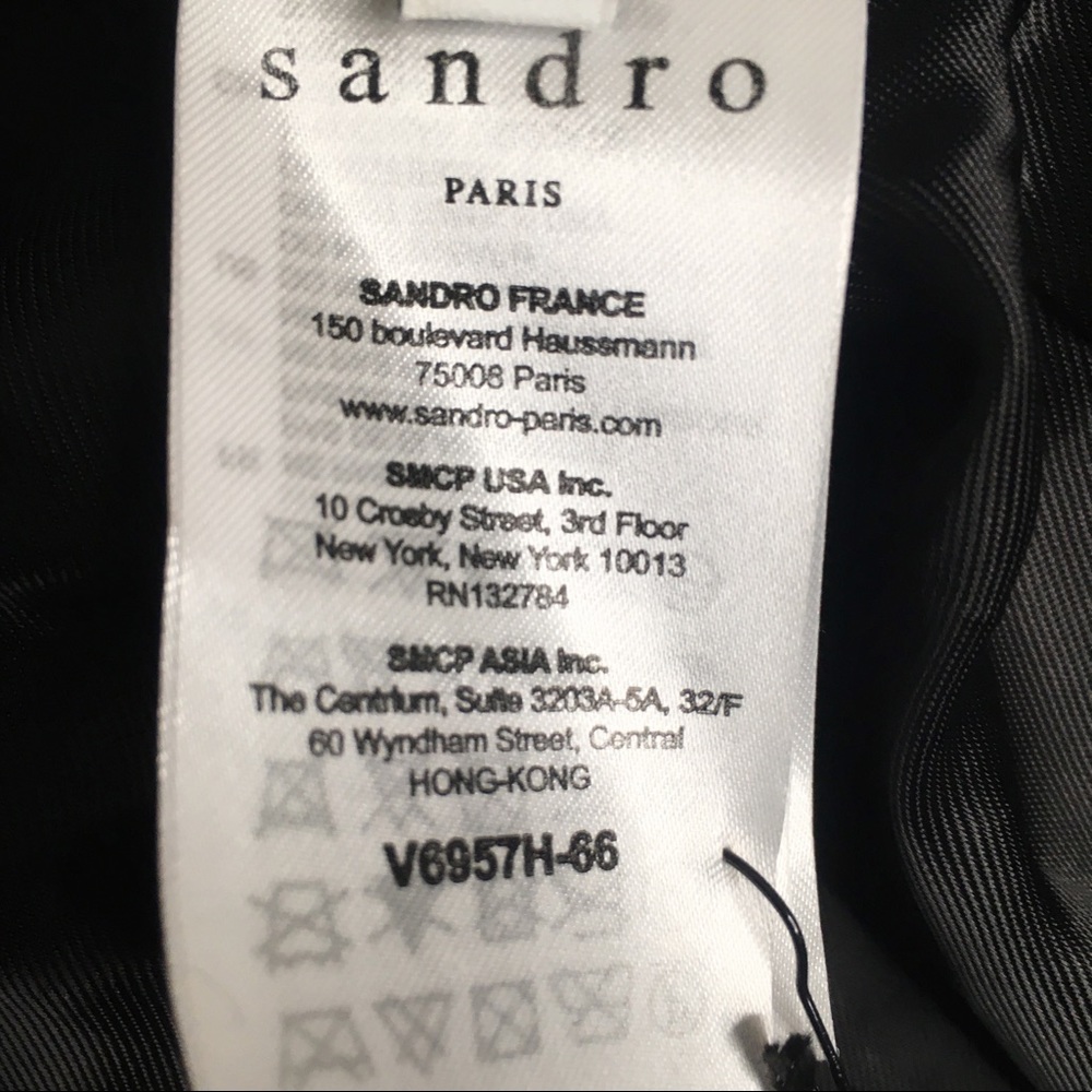 NWT Sandro Velvet Blazer Size 36 Small - Picture 13 of 15